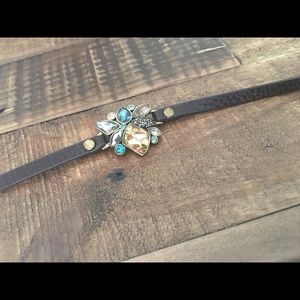 Leather wrap bracelet